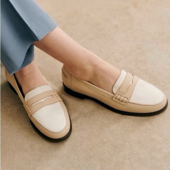 Sezane Shoes - Sezane Andre Loafers Beige and Cream Size: 38
